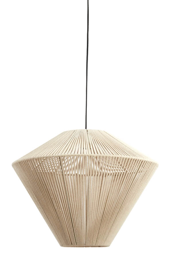 Pendant lamp japandi Felida Ø 53cm cream Light & Living 8717807694357