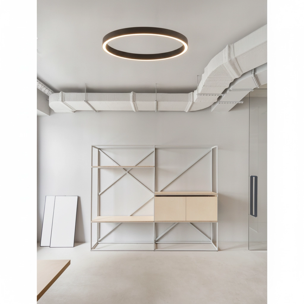 Design ceiling lamp Sting black Ø 100cm