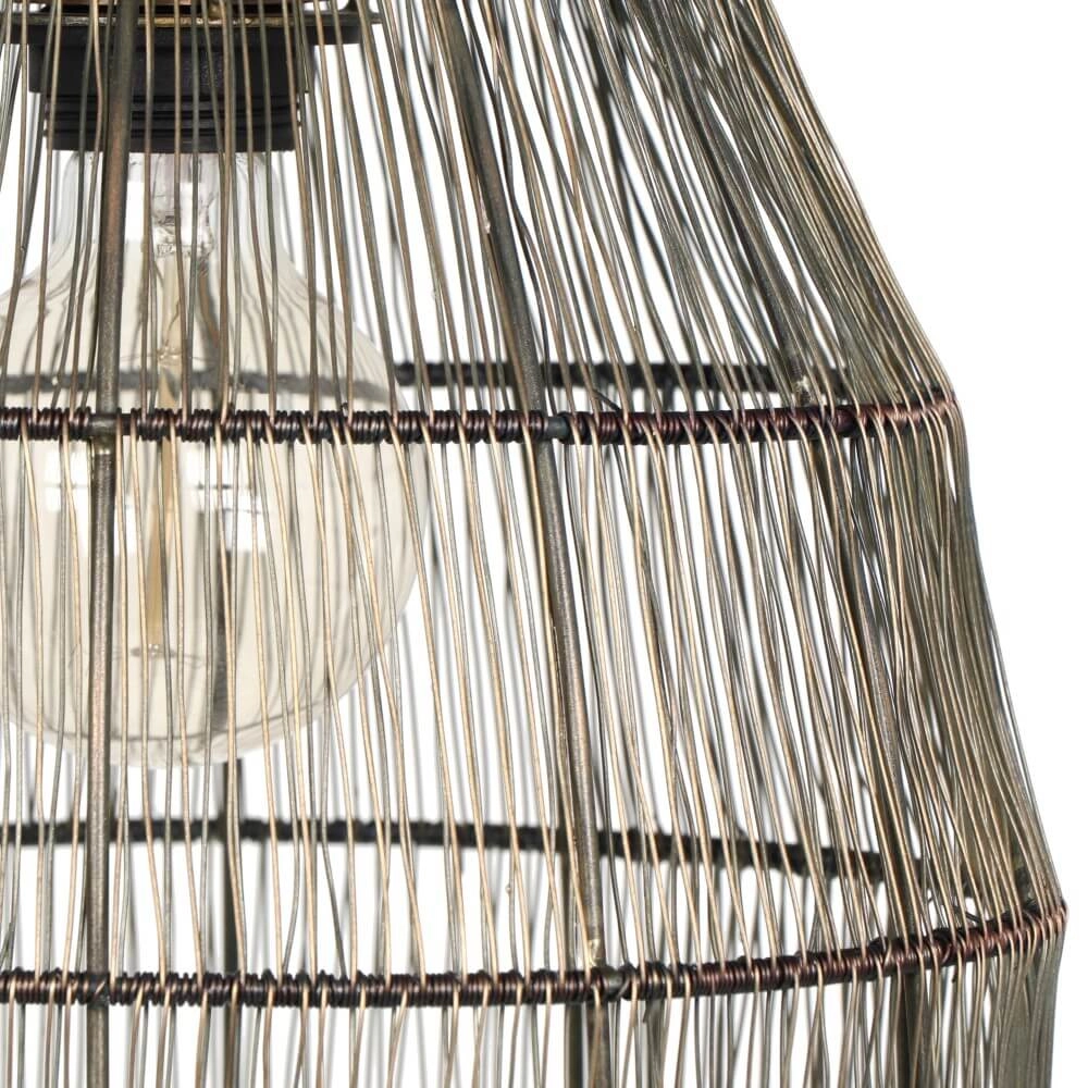 Oval pendant lamp Soraya Ø 26cm - bronze Trio 4017807617443