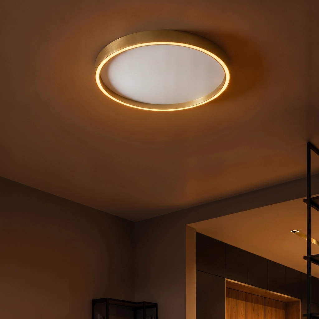 Ceiling light Istos Ø 50cm gold