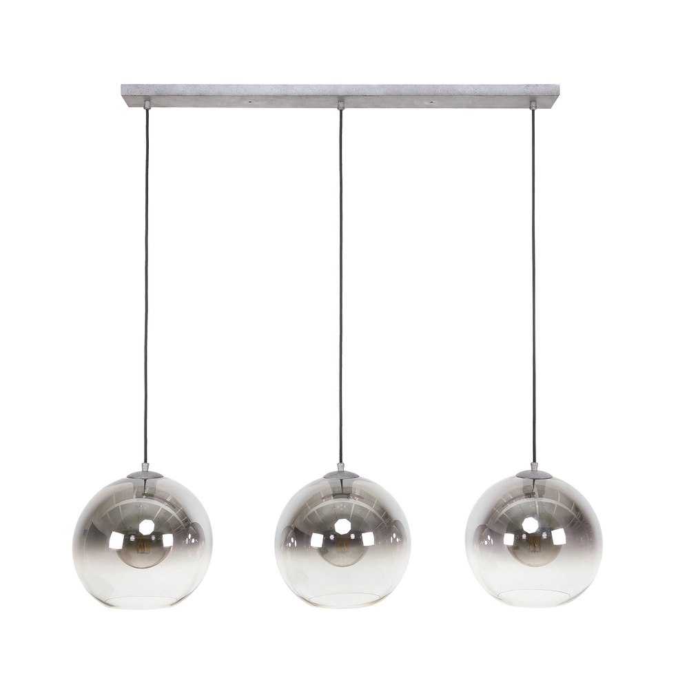 3L pendant light Bubble with silver fading glass Lyora 8716803511217