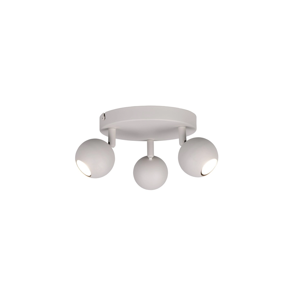 Surface-mounted spot Enaro 3-light grey