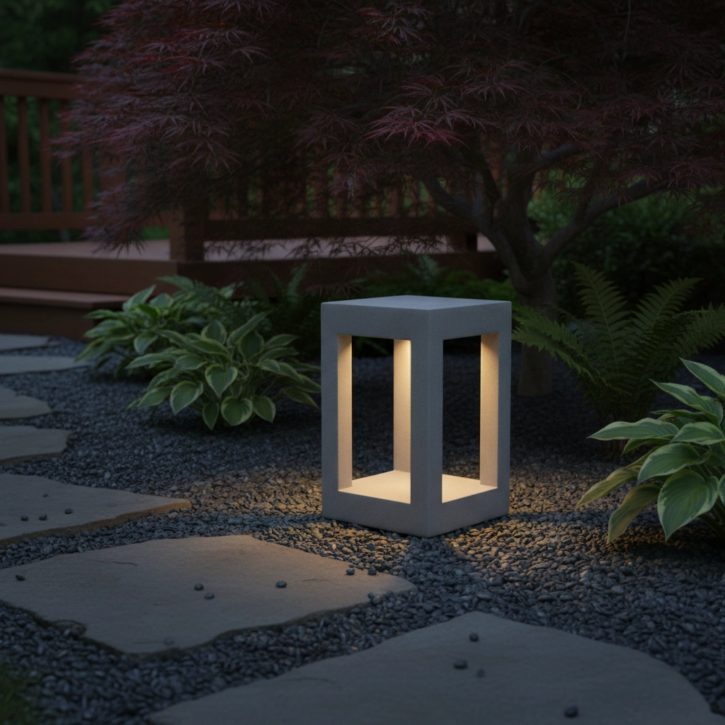 Square floor lamp Bev 35cm