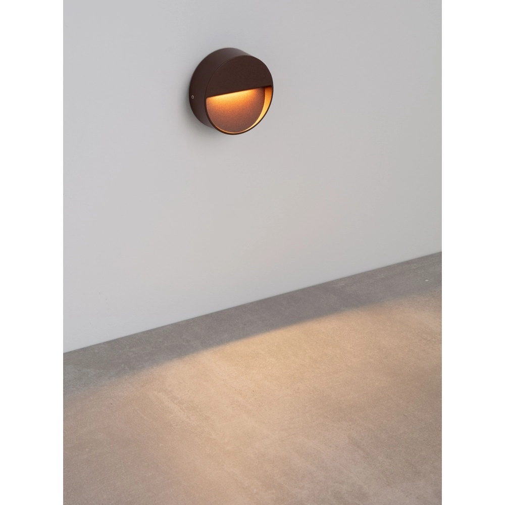 Round wall lamp Sete Rusty brown Lyora 5212017497932