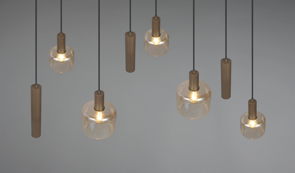 Design pendant lamp Mataro 8-light (3x GU10) Trio 4017807707724