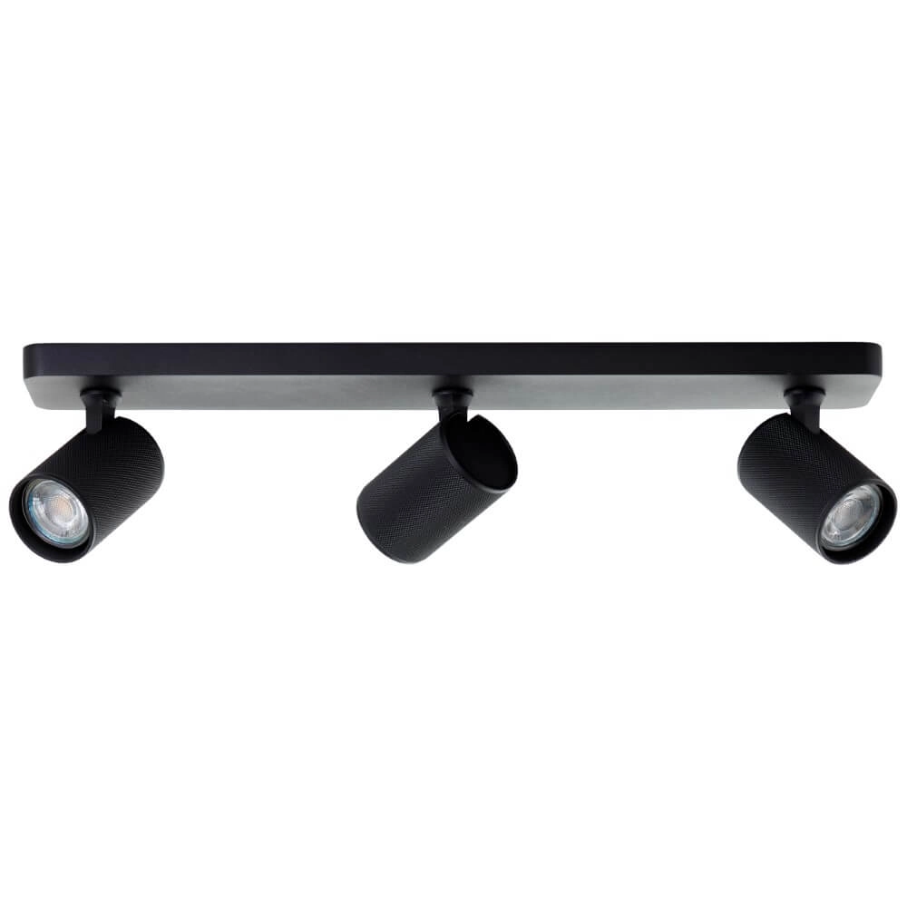 3-light surface-mounted spotlight Marty black Brilliant 4004353424403