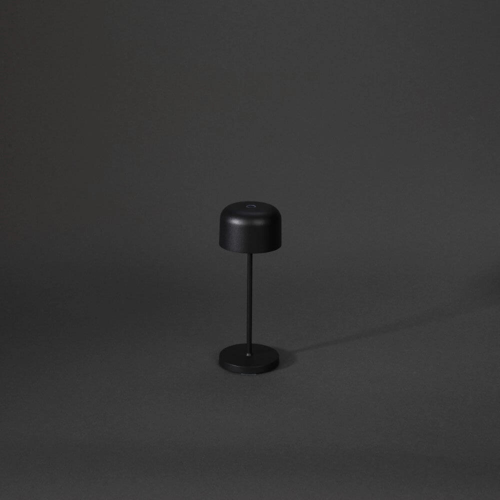 Rechargeable table lamp Lille mini black KonstSmide 7318307835755
