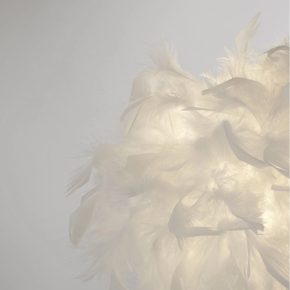 Table lamp Hattie with feathers Searchlight 5053423308258