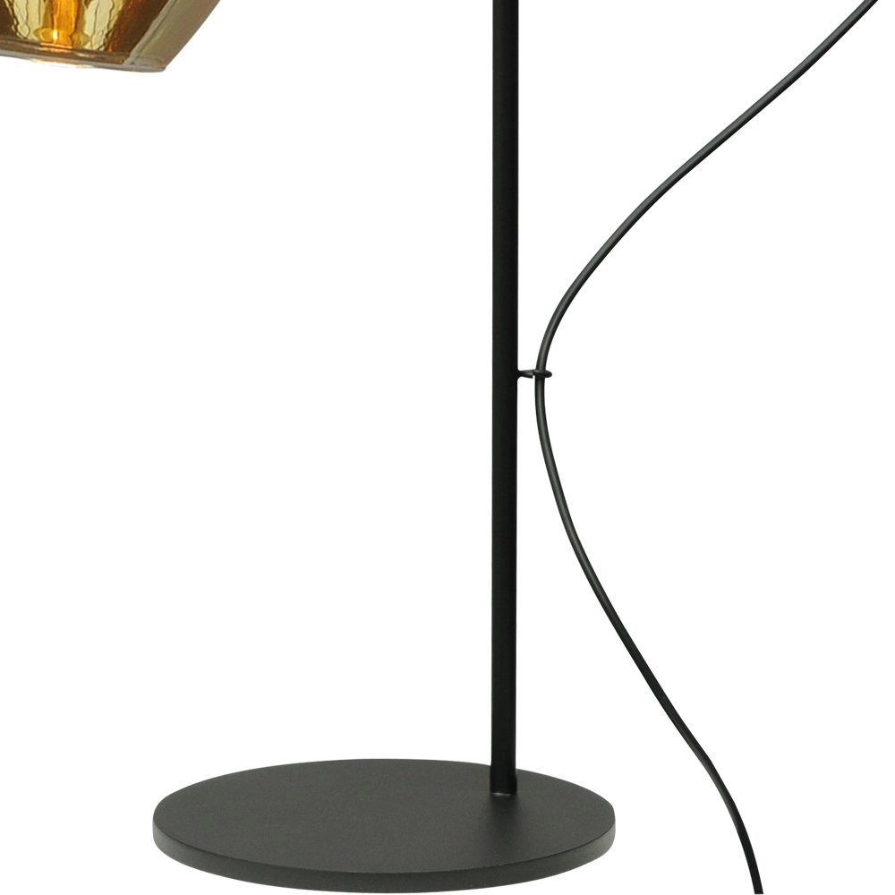 Black table lamp with gold Bounty with glass Masterlight 8718121246819