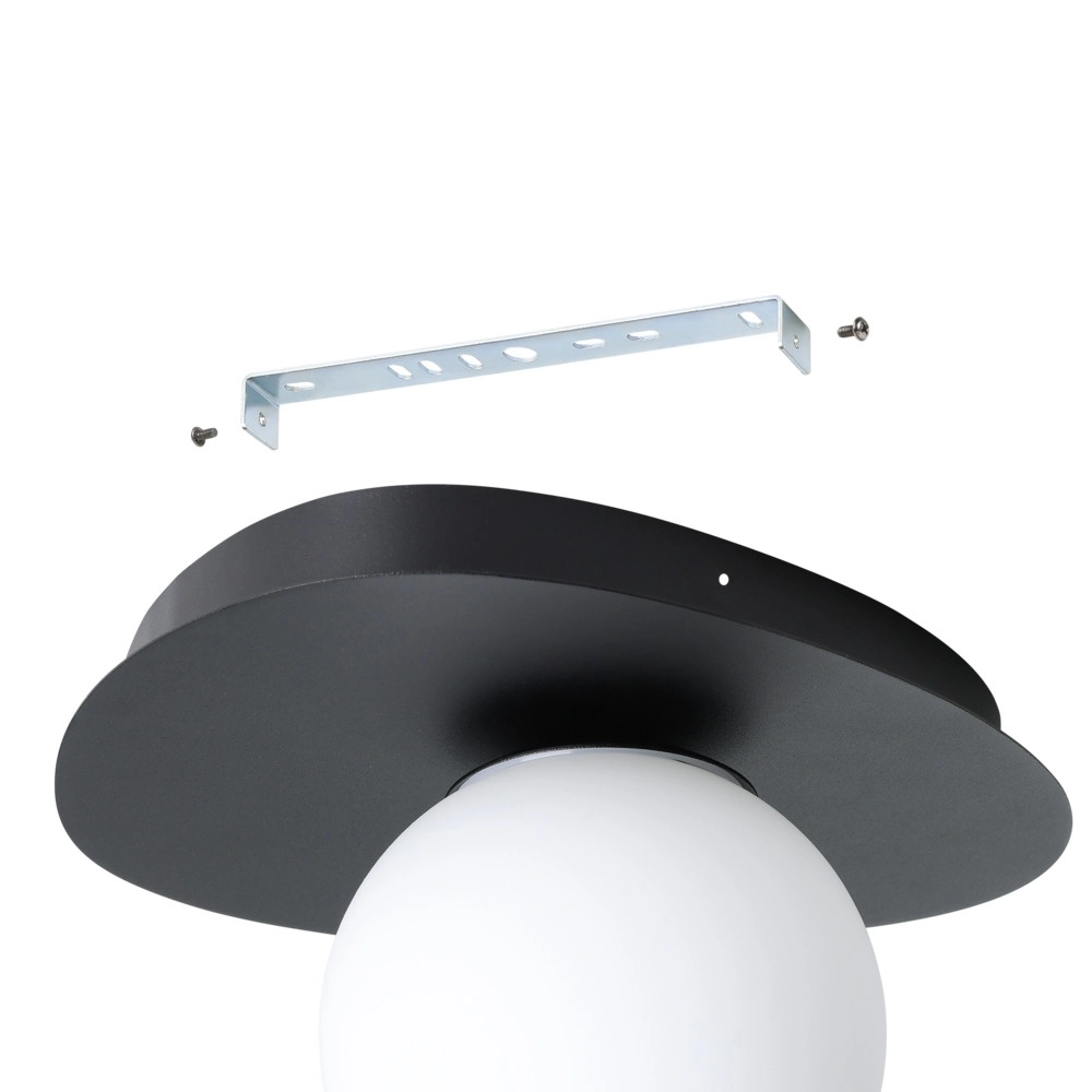 Ceiling lamp Castrovido Single Black Eglo 9008606360680
