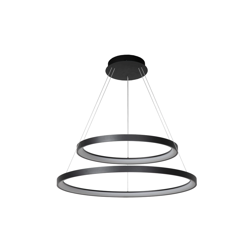 Black pendant lamp Vidal Ø 78cm sleek design Premium by Lucide 5411212460936