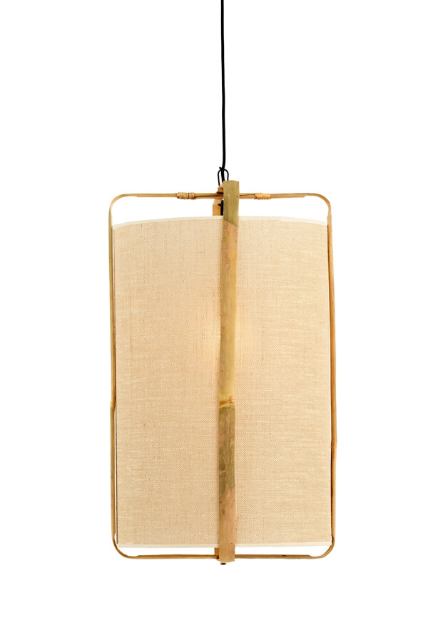 Cream pendant lamp Sendai Ø 42cm