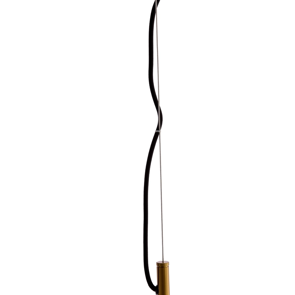 Glass pendant lamp Leona Ø 33cm - amber glass Light & Living 8717807834012