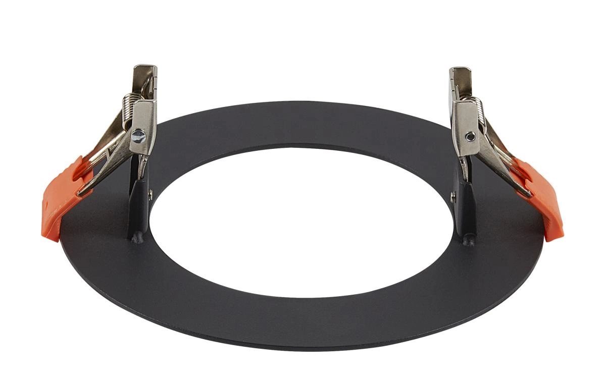 Front mounting frame Numinos S round 160/100mm black SLV 4024163262279
