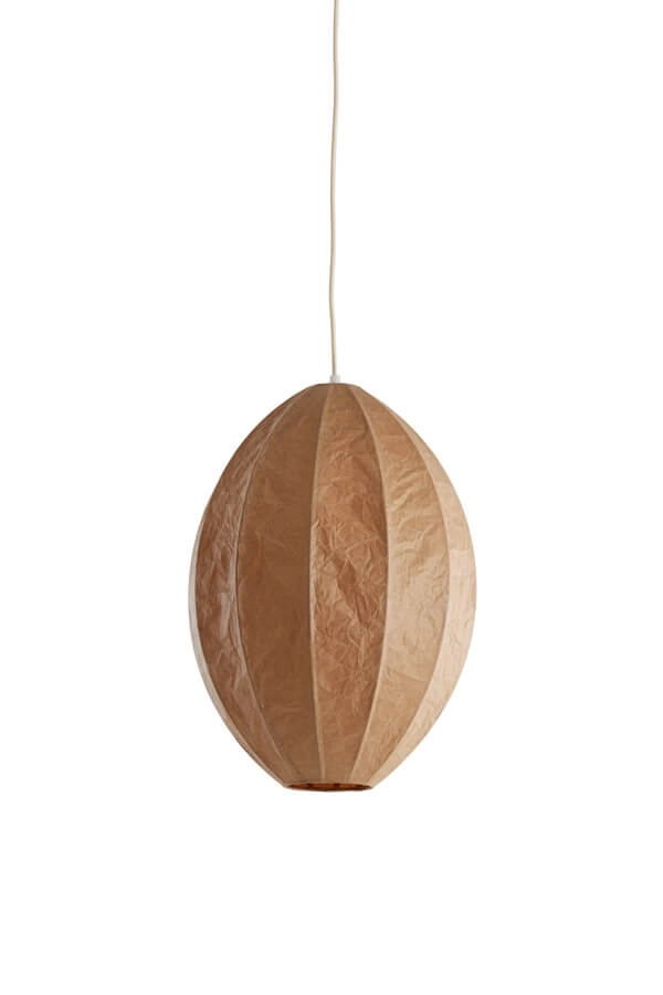 Brown pendant lamp Milatos Ø 28.5cm Light & Living 8717807743062