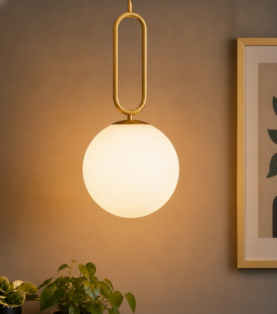 Pendant lamp Grus gold Ø 25cm