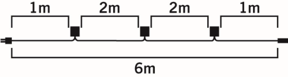 Extension cable Extension Cable 6m. 12v. KonstSmide 7318307471007
