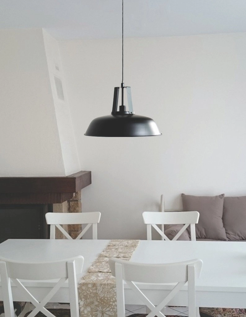 Country pendant lamp Nero Ø 45cm Artdelight 8719831731138