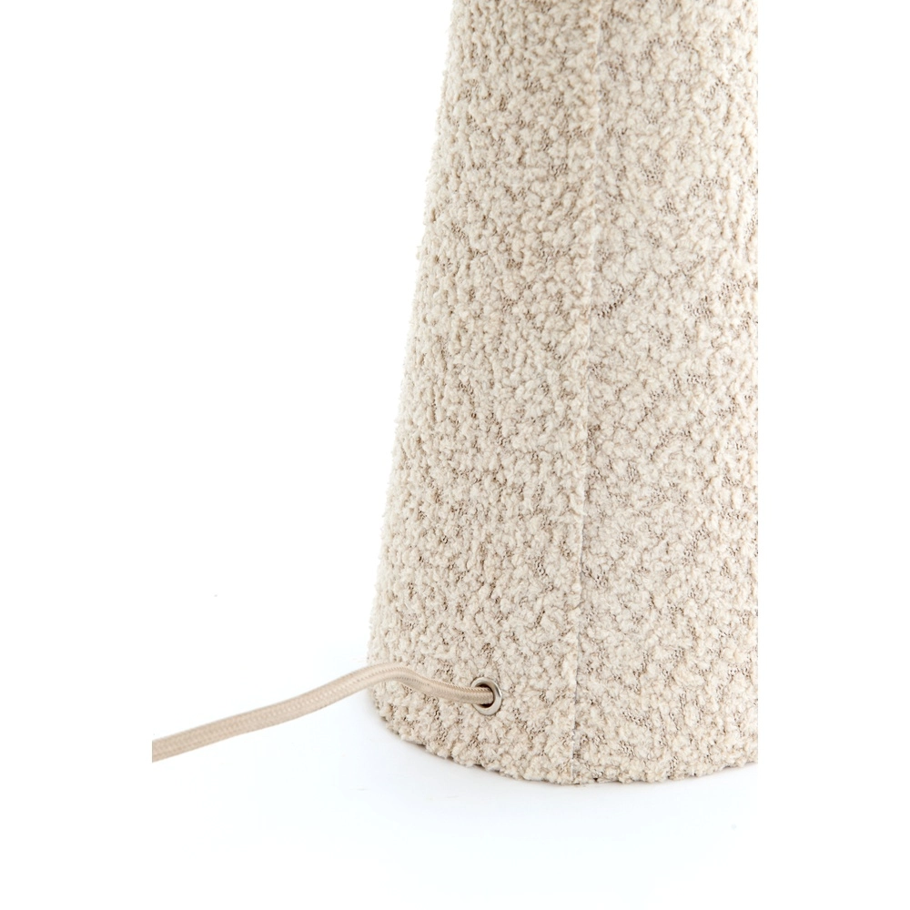 Boucle table lamp Micky 58cm - sand Light & Living 8717807761127