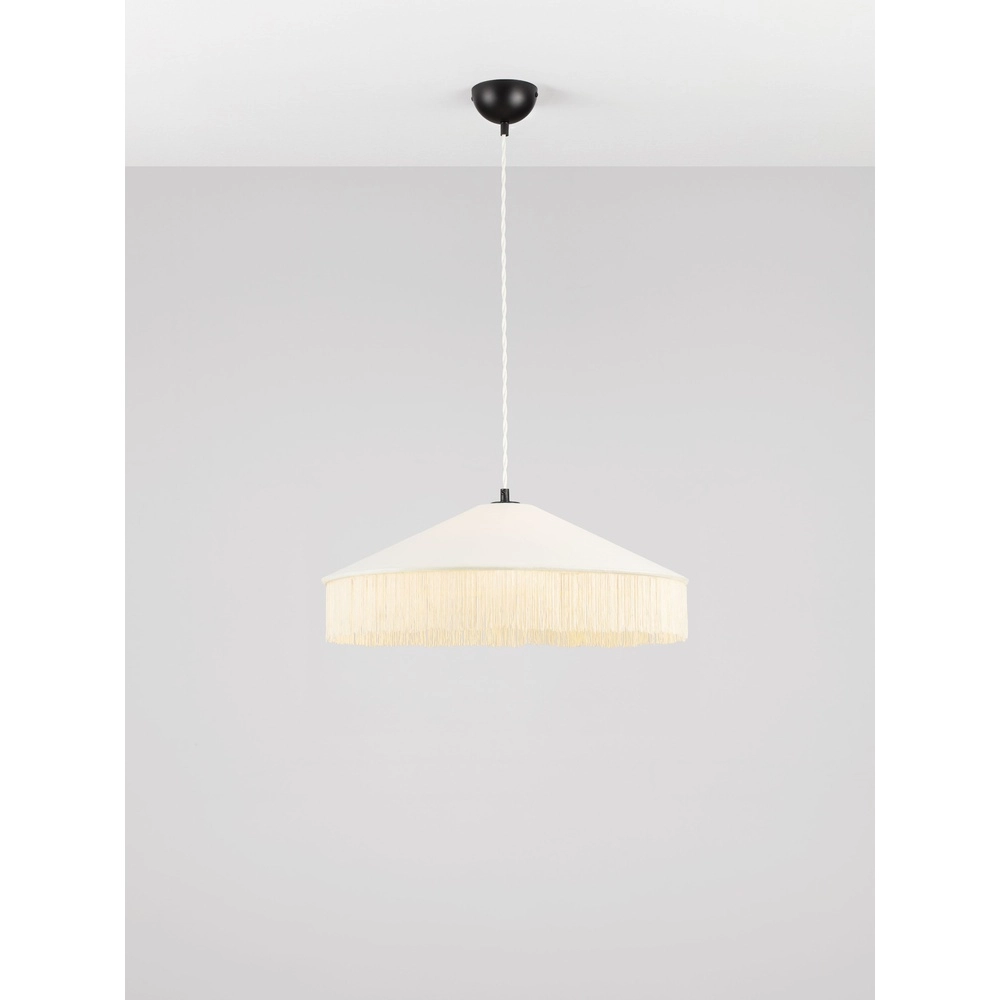 Tiffany pendant lamp Velvy beige Lyora 5212017493781