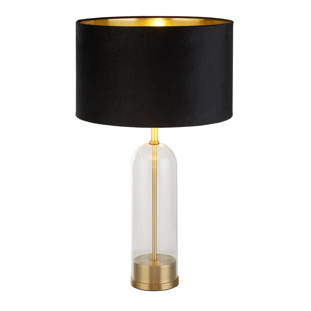 Table lamp Oxford with black hood Searchlight 5053423256795