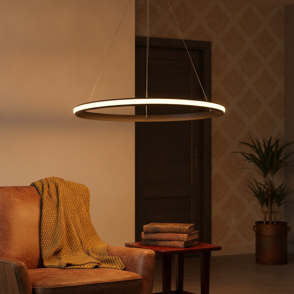 Design pendant lamp Aries black Ø 74cm