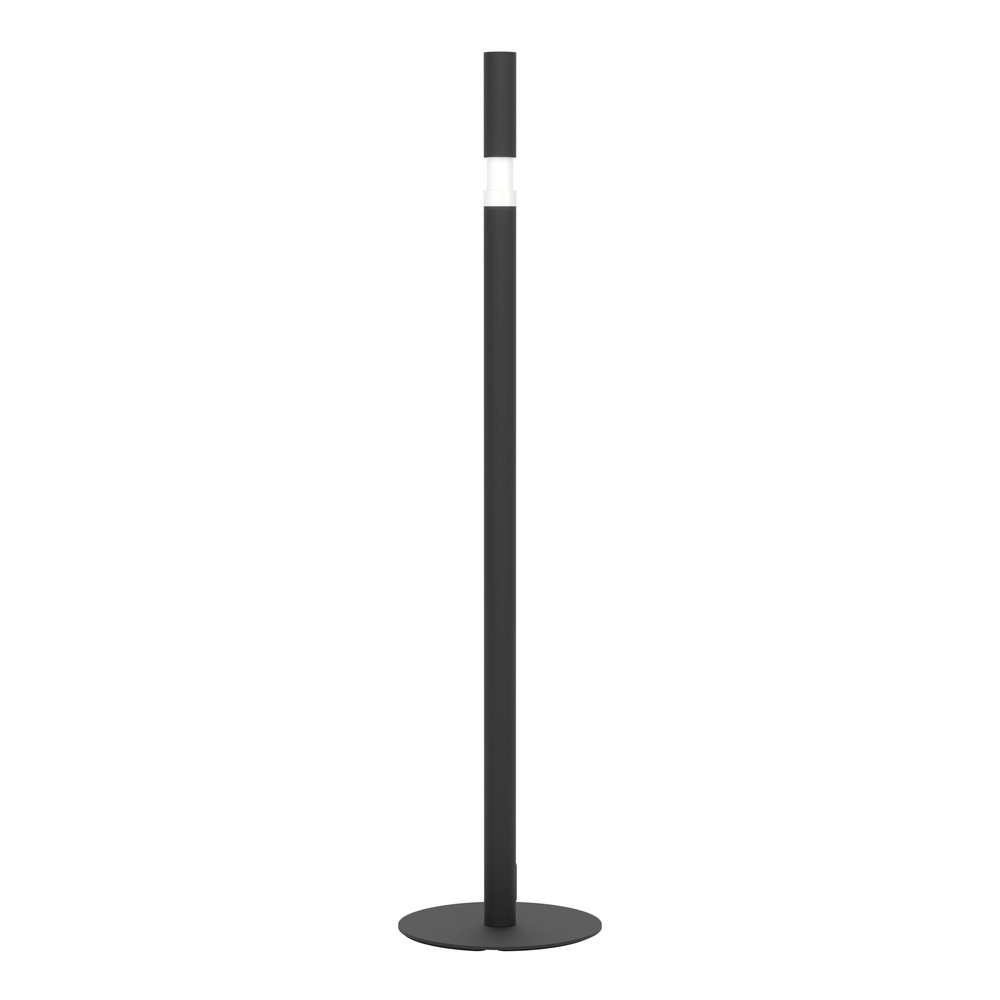 Sleek floor lamp Parabita black and white