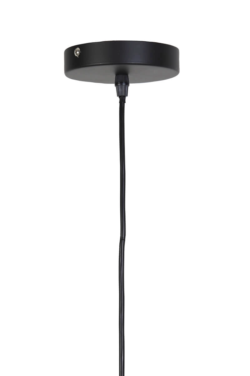 Braided pendant lamp Tripoli with black Ø 60cm Light & Living 8717807301651