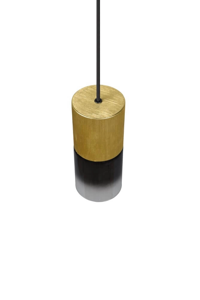Hanging lamp Robin pendant wood with black Trio 4017807507478