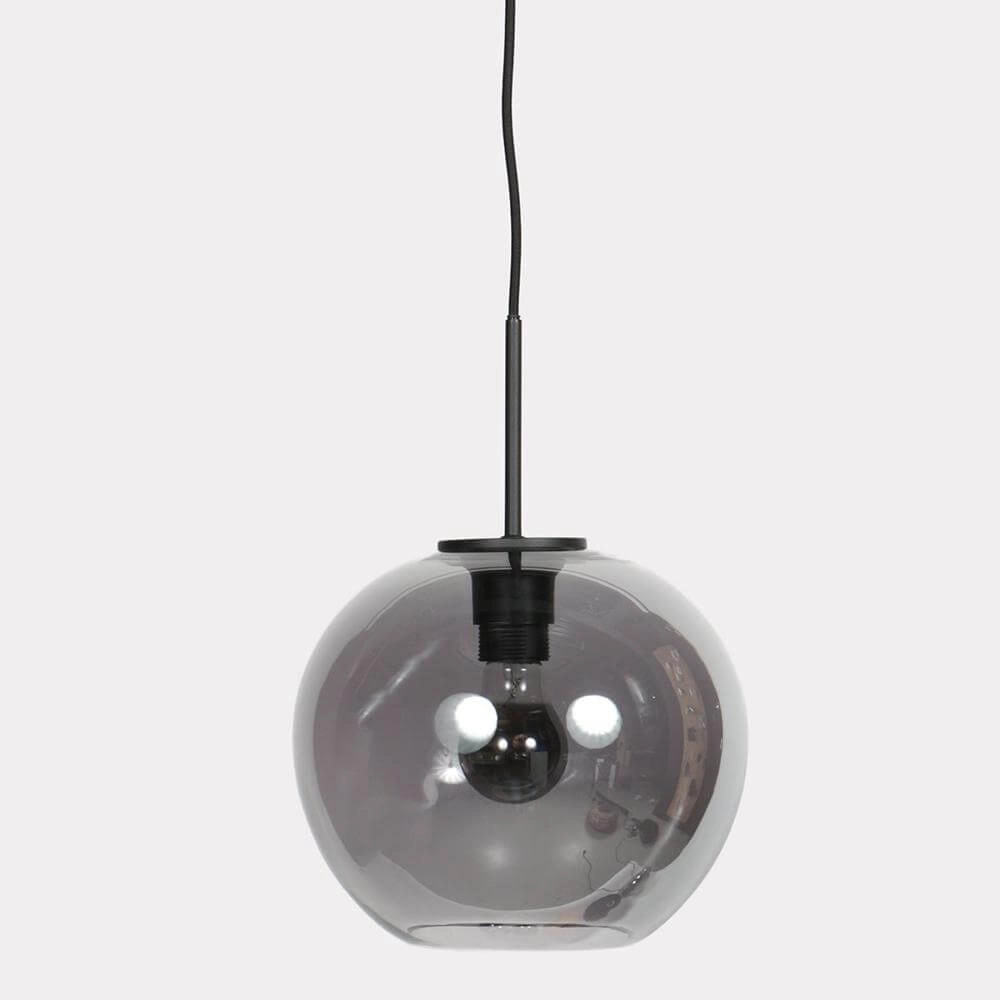 Pendant lamp HaloSwap with 1 ball of smoke glass Ø 25cm Steinhauer 8712746179743