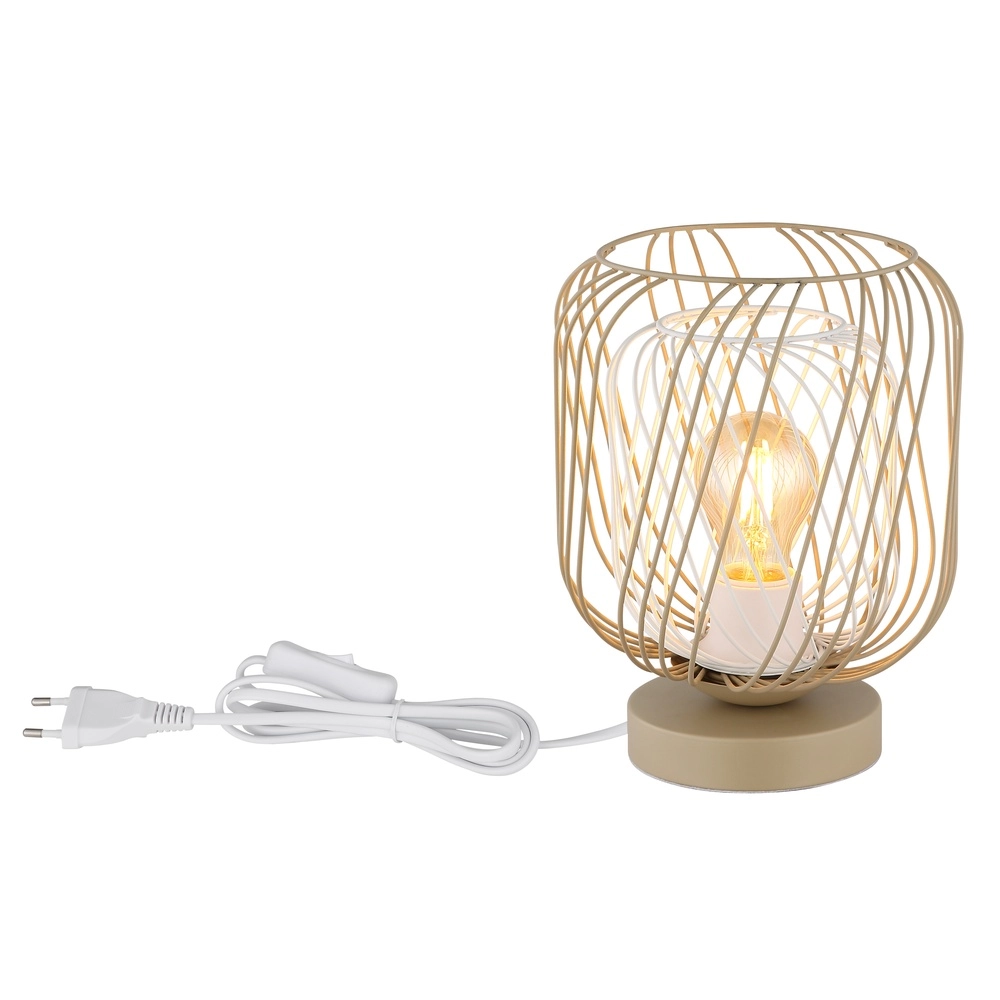 Table lamp Dichti sand brown Globo 9007371525348
