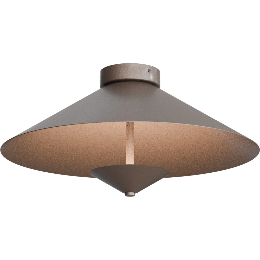 Ceiling lamp Ceppo cocoa brown Ø 45cm