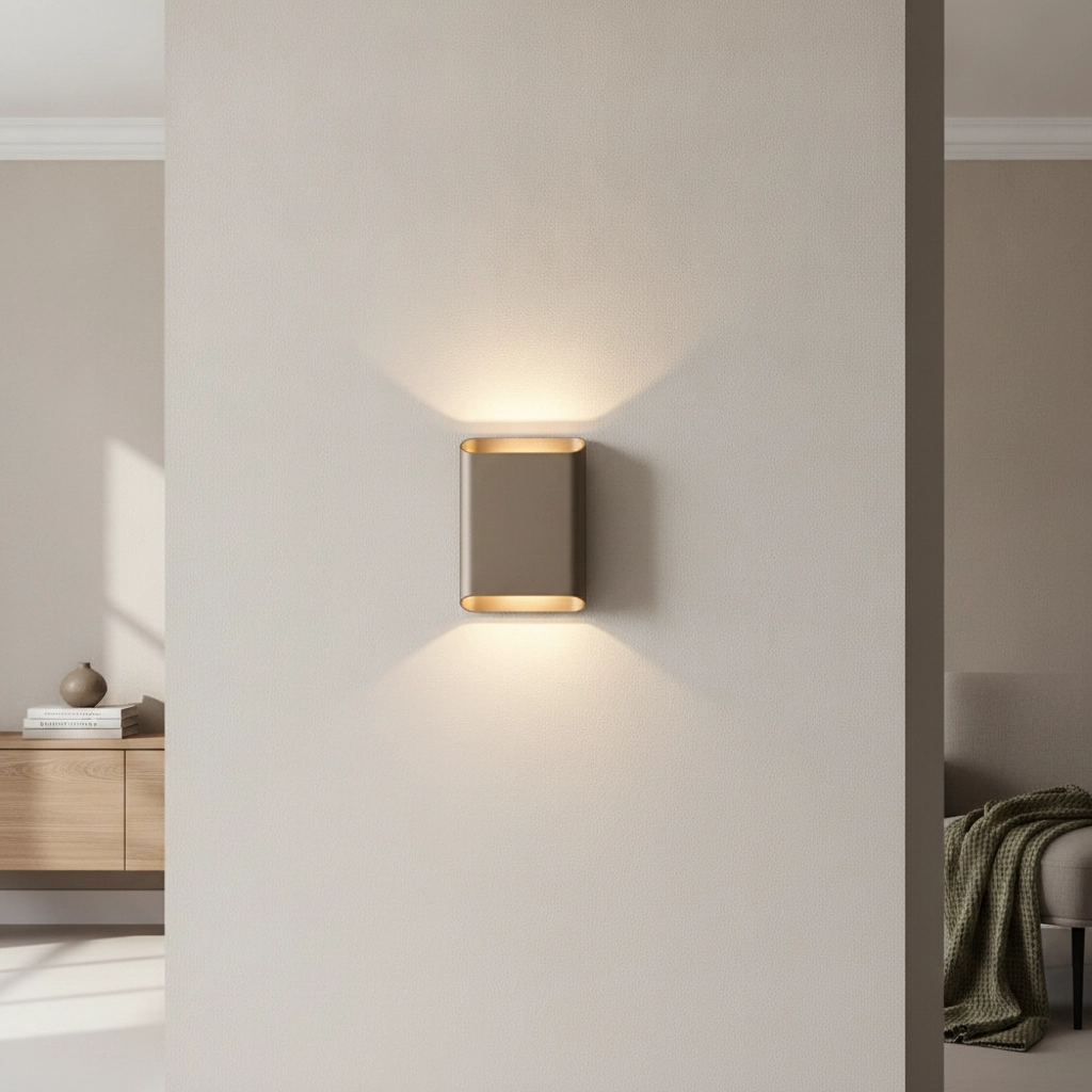 Wall lamp Diaz L DTW Champagne