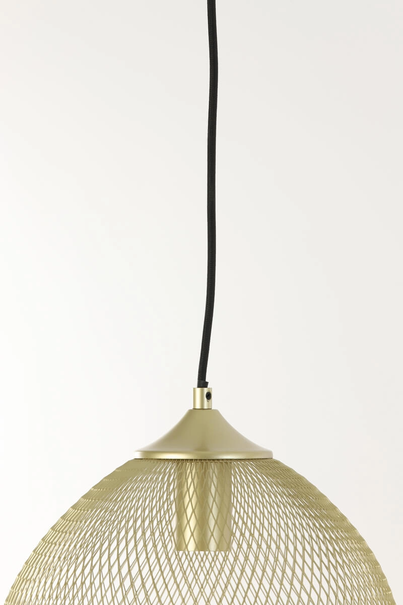 Golden pendant lamp Moroc Ø 30cm Light & Living 8717807605209