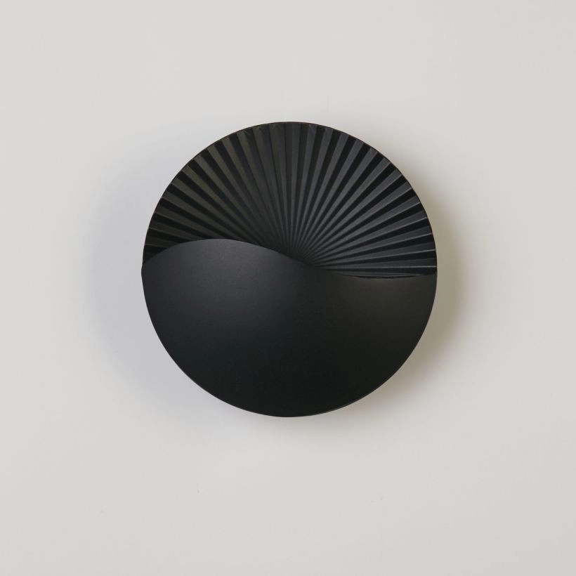 Modern wall lamp Sunrise black Lyora 5053423289038