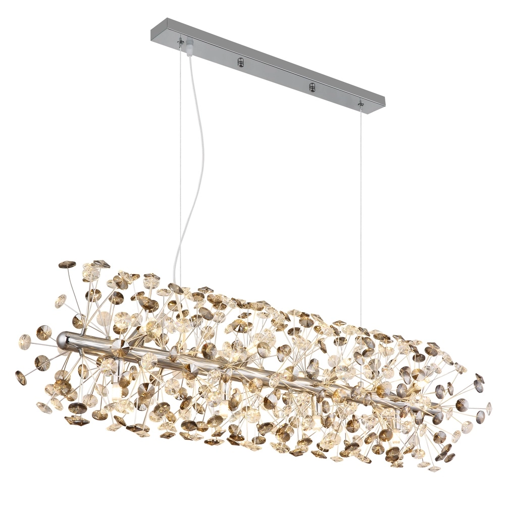 Pendant lamp Katrina chrome 90cm