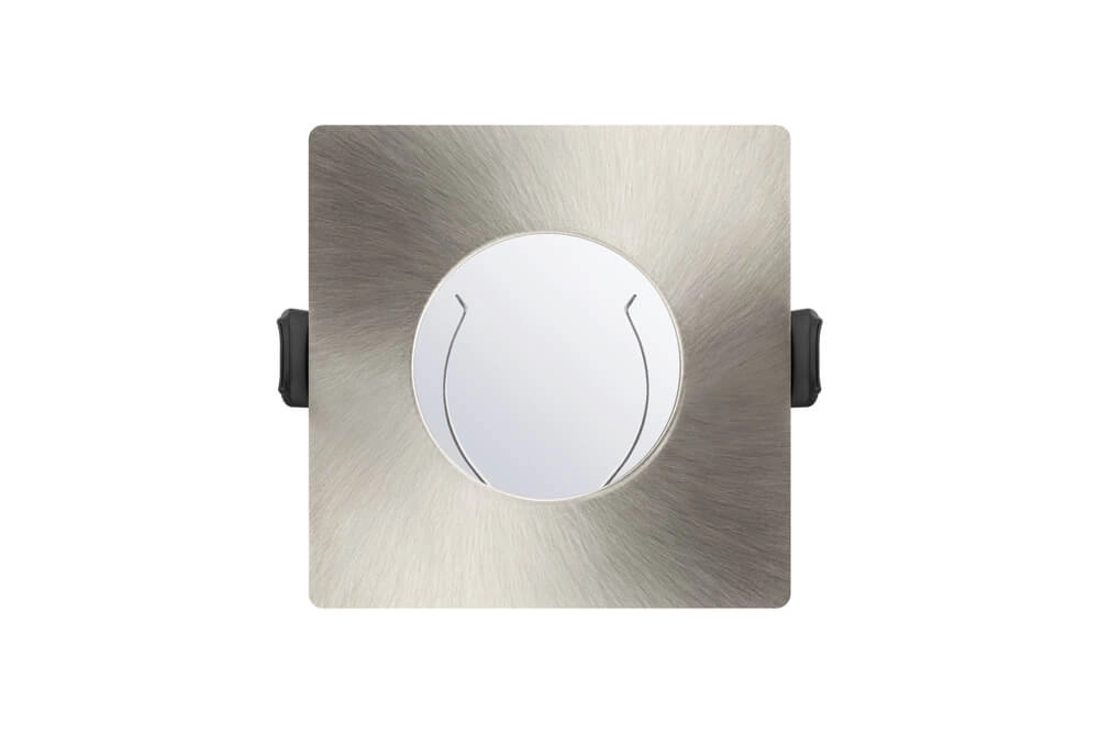 Stainless steel recessed spotlight EvoFire GU10 - square Lyora 5055788228653