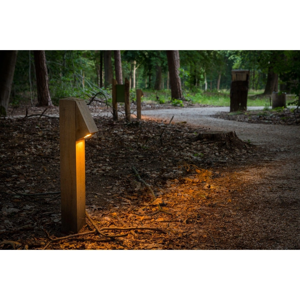 Wooden path lighting Peri 100 Oak - 10x10x50 - 2200K Timberlab 8716803513952