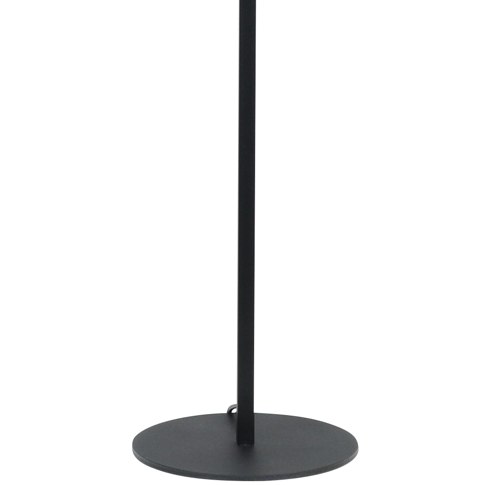 Black floor lamp Venus 150cm with ocher yellow lampshade Masterlight 8718121207469