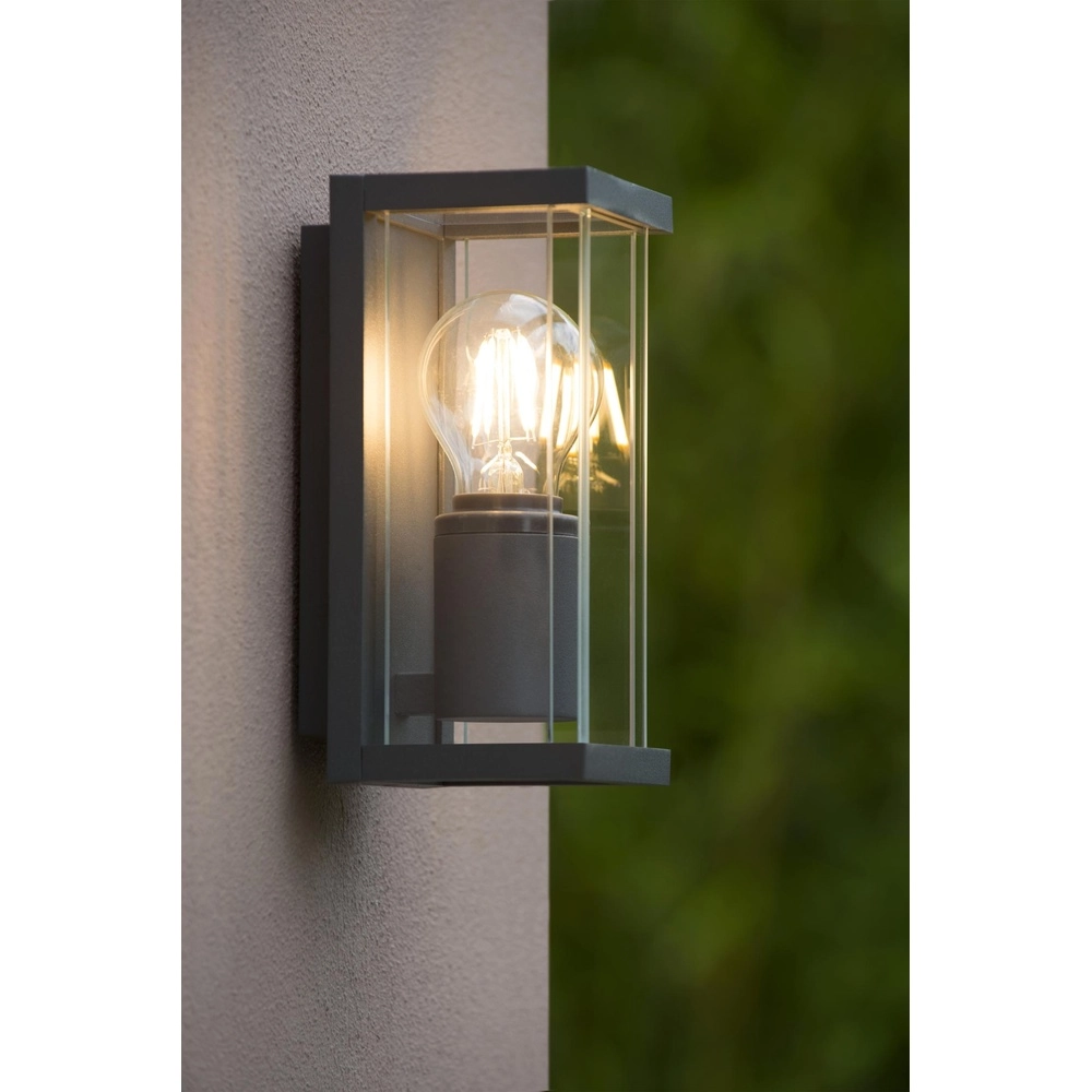 Sleek wall lamp Claire anthracite Lucide 5411212271549