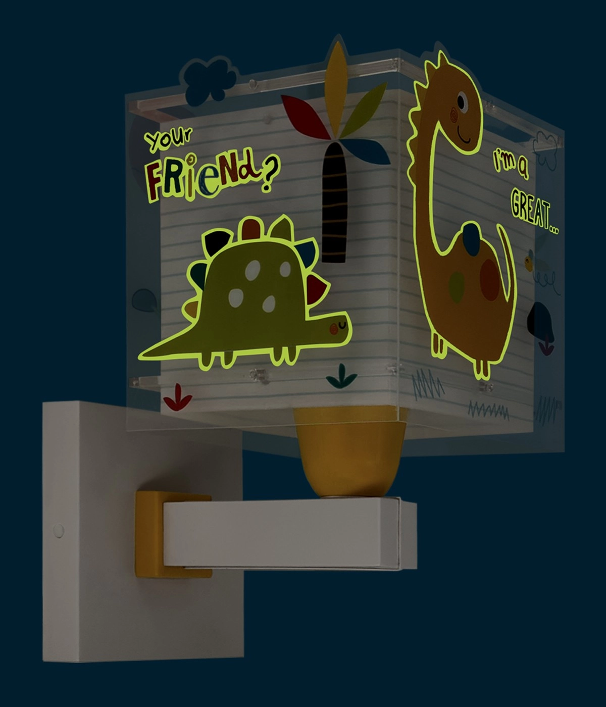 Wall lamp Dinos yellow Dalber 8420406734590