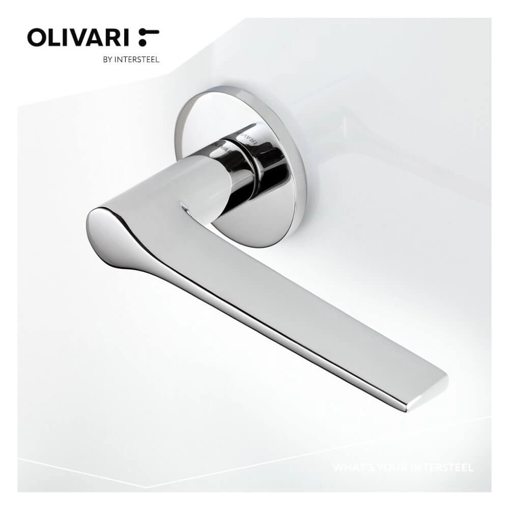 Design door handle Lama L chromium Olivari 8714186477809