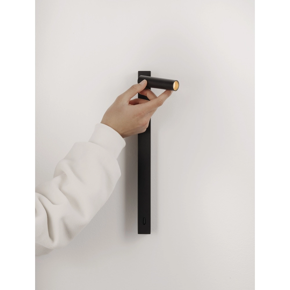 Bedside lamp Tondo black Lyora 5212017478085