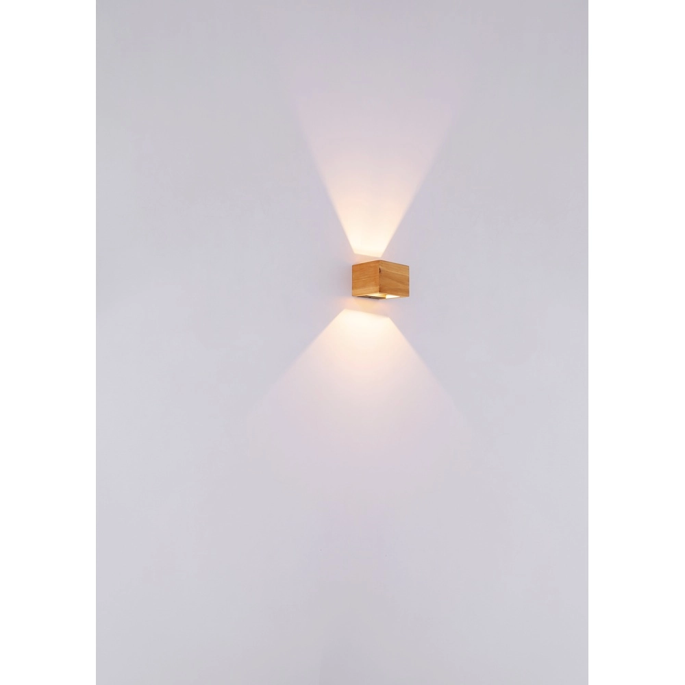 Wooden wall lamp Alina up & down Globo 9007371442591