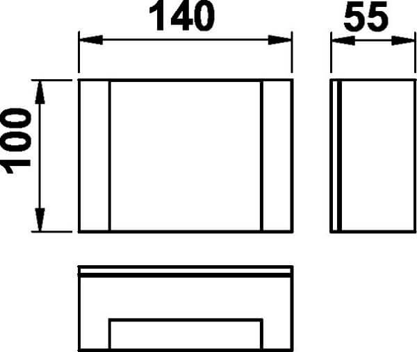 Wall lamp Padestal with LED Albert 4007235903317