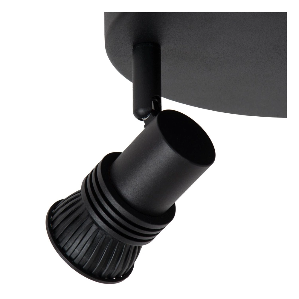 Ceiling spotlight Kianti 2-light black Lucide 5411212530868