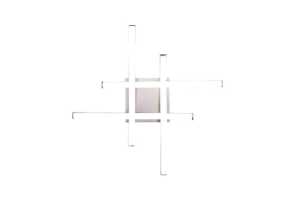 LED ceiling light Route Stainless steel 4000K Trio 4017807521771