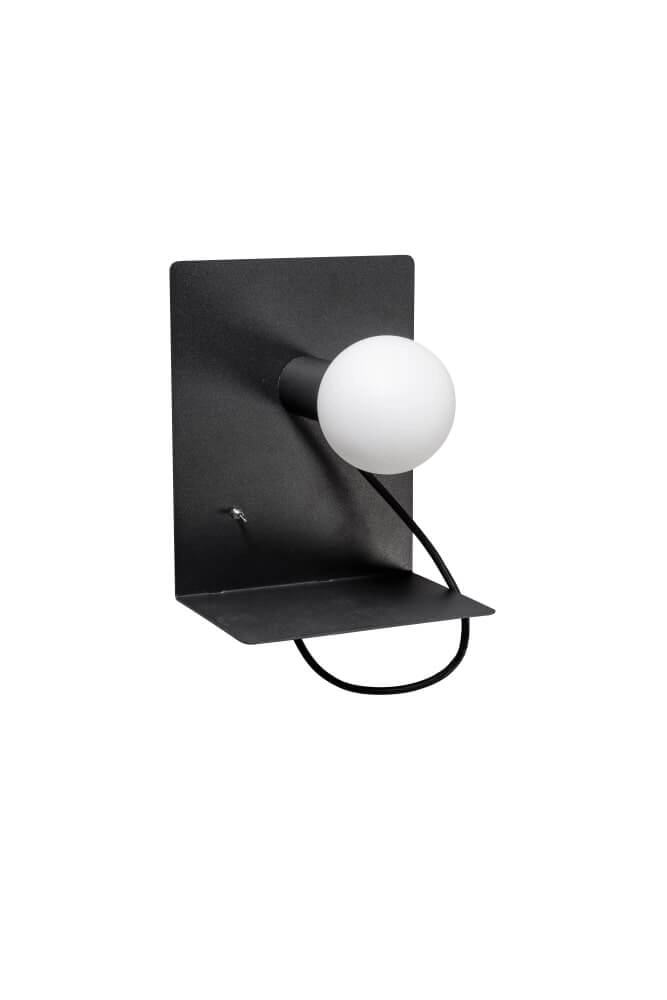 Wall lamp Magneto black with USB connection ETH 8719075189139