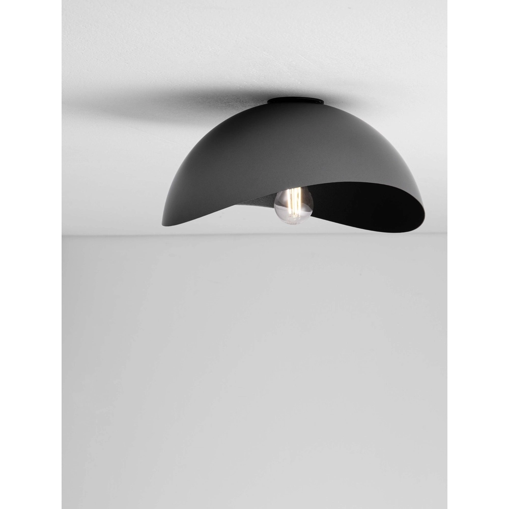 Ceiling lamp Opsi black Ø 30cm Lyora 5212017458070