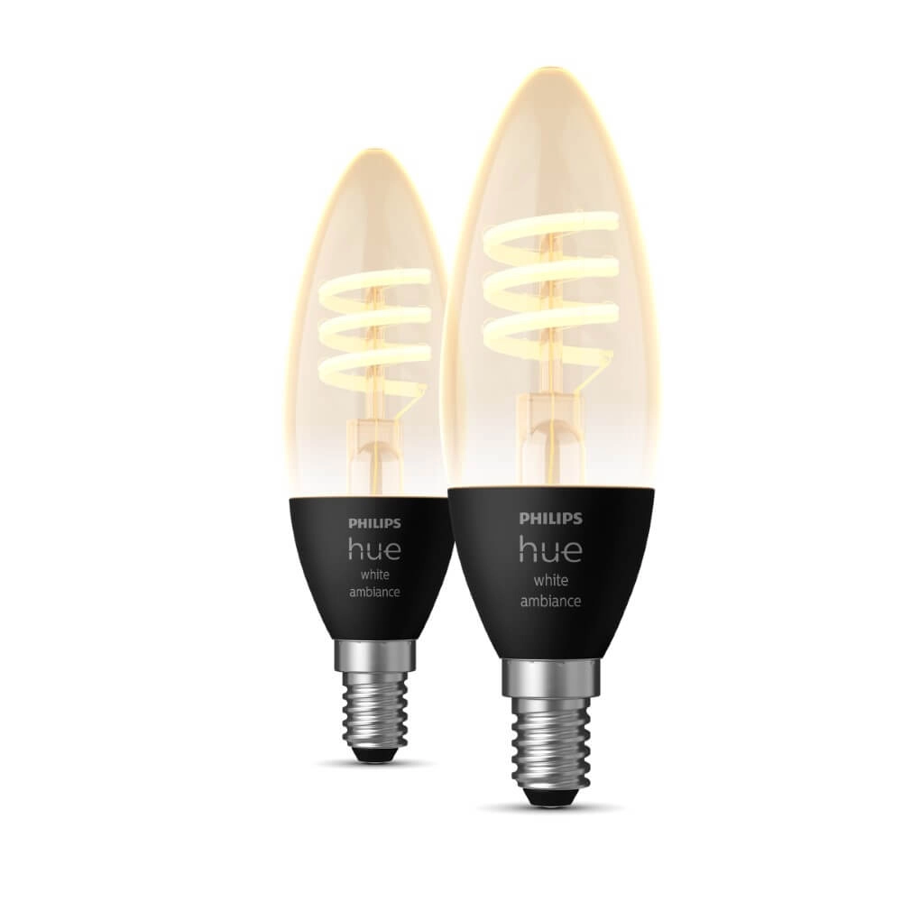 Hue - E14 - 4,6W - White Ambiance set of 2 Philips 8719514411869